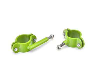 Steinjager High Lift Jack Roll Bar Mount Kit; Gecko Green (97-06 Jeep Wrangler TJ, Excluding Unlimited)