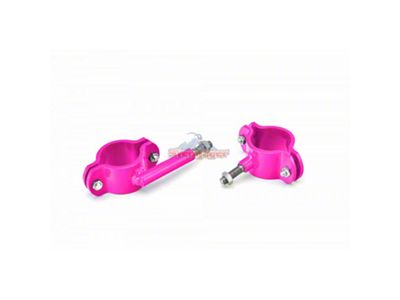 Steinjager High Lift Jack Roll Bar Mount Kit; Hot Pink (87-95 Jeep Wrangler YJ)