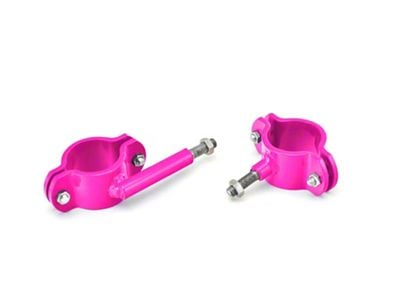 Steinjager High Lift Jack Roll Bar Mount Kit; Hot Pink (97-06 Jeep Wrangler TJ, Excluding Unlimited)