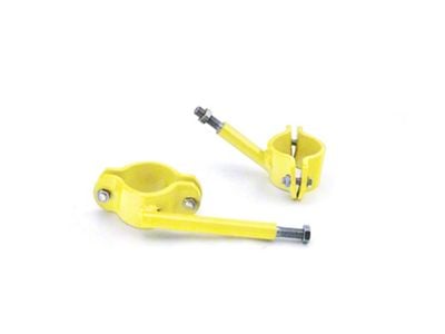 Steinjager High Lift Jack Roll Bar Mount Kit; Lemon Peel (07-18 Jeep Wrangler JK 4-Door)