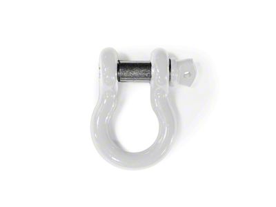Steinjager 3/4-Inch D-Ring Shackle; Cloud White (20-25 Jeep Gladiator JT)