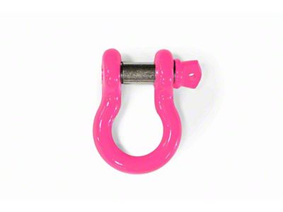 Steinjager 3/4-Inch D-Ring Shackle; Hot Pink (20-25 Jeep Gladiator JT)