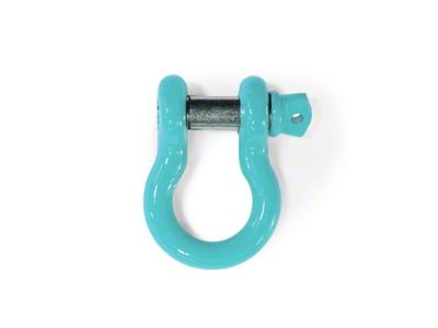 Steinjager 3/4-Inch D-Ring Shackle; Teal (20-25 Jeep Gladiator JT)