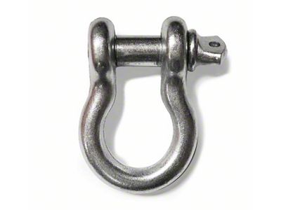 Steinjager 3/4-Inch D-Ring Shackle; Zinc Plated (20-25 Jeep Gladiator JT)