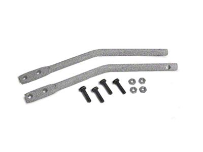Steinjager Door Mirror Leg Kit for Steinjager Tube Doors; Gray Hammertone (20-25 Jeep Gladiator JT)