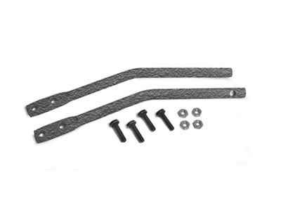 Steinjager Door Mirror Leg Kit for Steinjager Tube Doors; Texturized Black (20-25 Jeep Gladiator JT)