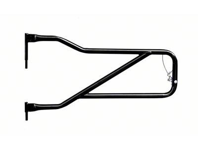Steinjager Front Trail Tube Doors; Bare Metal (20-25 Jeep Gladiator JT)