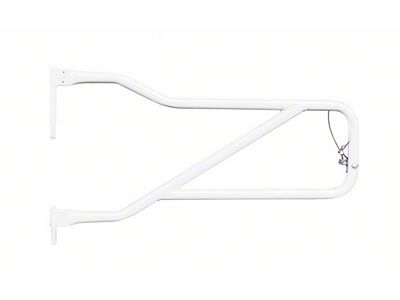 Steinjager Front Trail Tube Doors; Cloud White (20-25 Jeep Gladiator JT)
