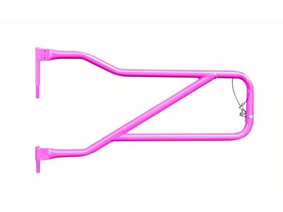 Steinjager Front Trail Tube Doors; Hot Pink (20-25 Jeep Gladiator JT)