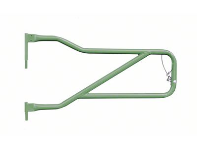 Steinjager Front Trail Tube Doors; Locas Green (20-25 Jeep Gladiator JT)