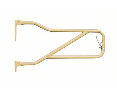 Steinjager Front Trail Tube Doors; Military Beige (20-25 Jeep Gladiator JT)