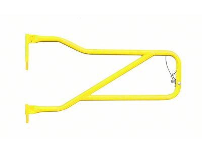 Steinjager Front Trail Tube Doors; Neon Yellow (20-25 Jeep Gladiator JT)