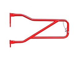 Steinjager Front Trail Tube Doors; Red Baron (20-24 Jeep Gladiator JT)
