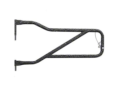 Steinjager Front Trail Tube Doors; Texturized Black (20-25 Jeep Gladiator JT)