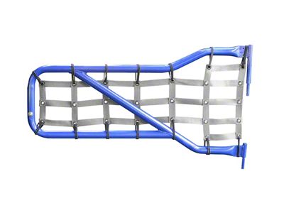 Steinjager Front Tube Door Cargo Net Covers; Gray (20-25 Jeep Gladiator JT)