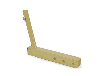 Steinjager Hitch Mounted Single Flag Holder; Military Beige (20-25 Jeep Gladiator JT)