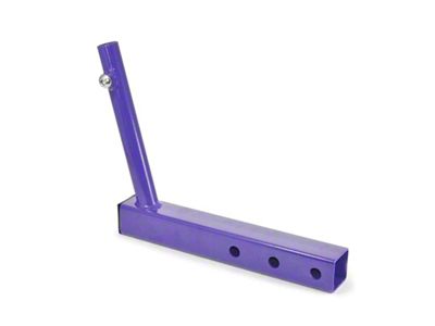 Steinjager Hitch Mounted Single Flag Holder; Sinbad Purple (20-25 Jeep Gladiator JT)