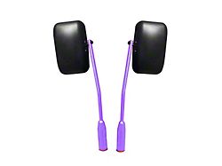 Steinjager Premium Door Hinge Mount Mirrors; Sinbad Purple (20-25 Jeep Gladiator JT)