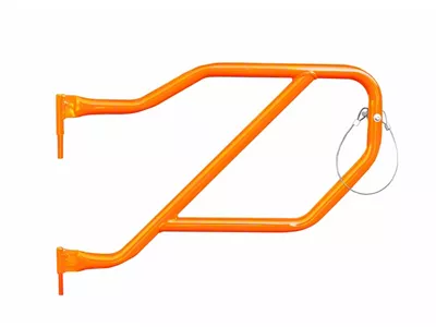 Steinjager Rear Trail Tube Doors; Fluorescent Orange (20-25 Jeep Gladiator JT)