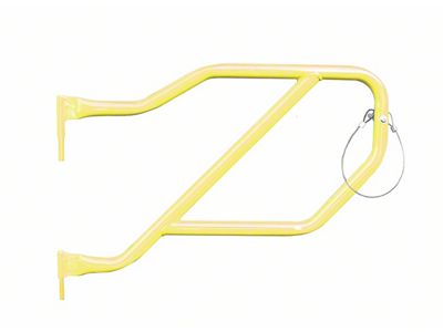 Steinjager Rear Trail Tube Doors; Lemon Peel (20-25 Jeep Gladiator JT)