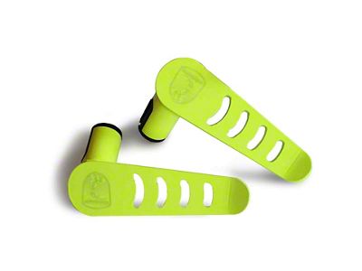 Steinjager Stationary Foot Pegs; Gecko Green (20-25 Jeep Gladiator JT)
