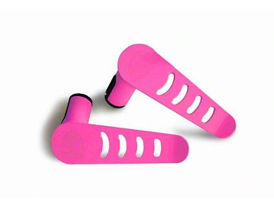 Steinjager Stationary Foot Pegs; Hot Pink (20-25 Jeep Gladiator JT)