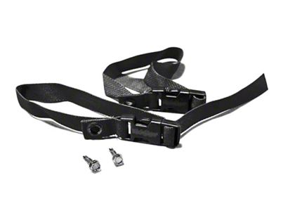 Steinjager Sway Bar Hanger Strap Kit; Black (20-25 Jeep Gladiator JT)