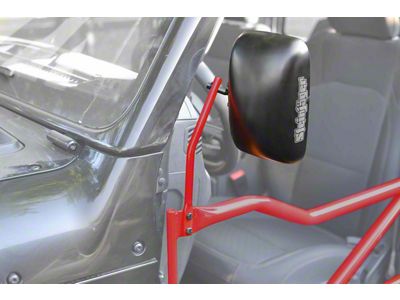 Steinjager Tube Door Mirrors; Red Baron (20-25 Jeep Gladiator JT)