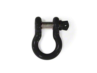 Steinjager 3/4-Inch D-Ring Shackle; Black (18-25 Jeep Wrangler JL)