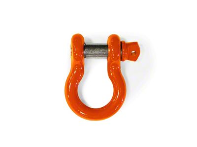 Steinjager 3/4-Inch D-Ring Shackle; Fluorescent Orange (18-25 Jeep Wrangler JL)