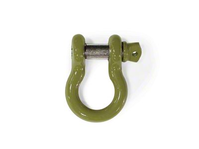Steinjager 3/4-Inch D-Ring Shackle; Locas Green (18-25 Jeep Wrangler JL)