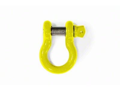 Steinjager 3/4-Inch D-Ring Shackle; Neon Yellow (18-25 Jeep Wrangler JL)