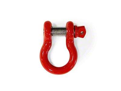 Steinjager 3/4-Inch D-Ring Shackle; Red Baron (18-25 Jeep Wrangler JL)