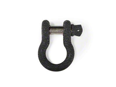 Steinjager 3/4-Inch D-Ring Shackle; Texturized Black (18-25 Jeep Wrangler JL)