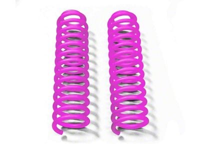 Steinjager 3-Inch Single Rate Front Lift Springs; Hot Pink (18-25 Jeep Wrangler JL)