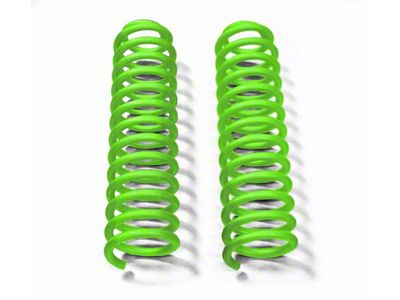 Steinjager 3-Inch Single Rate Front Lift Springs; Neon Green (18-25 Jeep Wrangler JL)