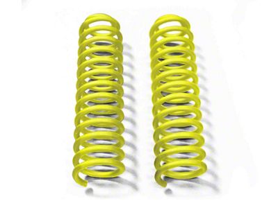 Steinjager 3-Inch Single Rate Front Lift Springs; Neon Yellow (18-25 Jeep Wrangler JL)