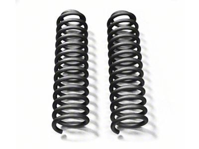 Steinjager 3-Inch Single Rate Front Lift Springs; Texturized Black (18-25 Jeep Wrangler JL)