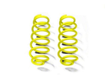 Steinjager 3-Inch Single Rate Rear Lift Springs; Neon Yellow (18-25 Jeep Wrangler JL)