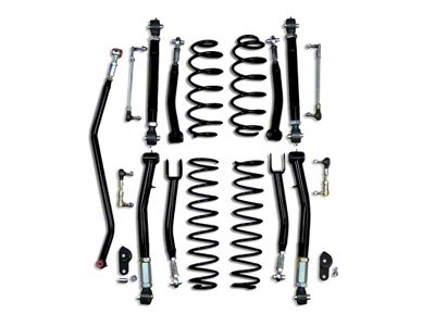 Steinjager 3.50-Inch Double Adjustable Suspension Lift Kit; Black (18-25 Jeep Wrangler JL)