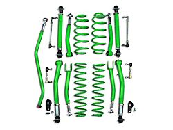 Steinjager 3.50-Inch Double Adjustable Suspension Lift Kit; Neon Green (18-25 Jeep Wrangler JL)