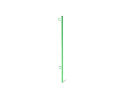 Steinjager 3.80-Foot Flag Pole Kit; Neon Green (Universal; Some Adaptation May Be Required)