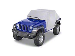 Steinjager 5-Layer Full Door Cab Cover; Gray (18-26 Jeep Wrangler JL 2-Door)