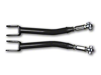 Steinjager Double Adjustable Front Upper Control Arms for 0 to 5-Inch Lift; Black (18-25 Jeep Wrangler JL)