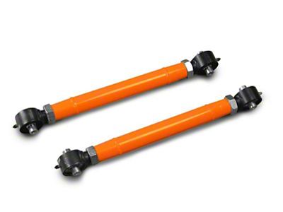 Steinjager Double Adjustable Rear Lower Control Arms for 0 to 5-Inch Lift; Fluorescent Orange (07-18 Jeep Wrangler JK)