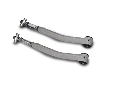 Steinjager Double Adjustable Rear Upper Control Arms for 0 to 5-Inch Lift; Gray Hammertone (07-18 Jeep Wrangler JK)