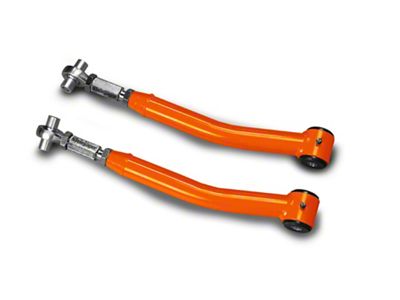 Steinjager Double Adjustable Rear Upper Control Arms for 0 to 5-Inch Lift; Fluorescent Orange (18-25 Jeep Wrangler JL)