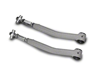 Steinjager Double Adjustable Rear Upper Control Arms for 0 to 5-Inch Lift; Gray Hammertone (18-25 Jeep Wrangler JL)