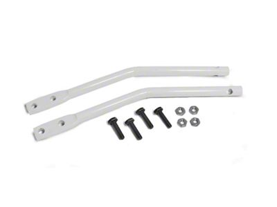 Steinjager Door Mirror Leg Kit for Steinjager Tube Doors; Cloud White (18-25 Jeep Wrangler JL)