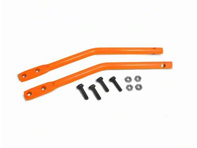 Steinjager Door Mirror Leg Kit for Steinjager Tube Doors; Fluorescent Orange (18-25 Jeep Wrangler JL)